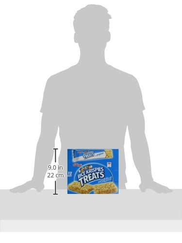 Kellogg’s Rice Krispies Treats, Crispy Marshmallow Squares, Original, Bulk Size, 72 Count (Pack of 6, 26.4 oz Trays)
