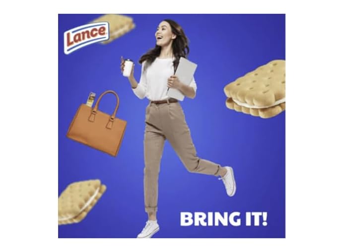 Lance Nekot Cookie Sandwiches Lemon Creme Filling, Lance, Nekot Peanut Butter Crackers, Nekot Cookies, Lance Cookies, for a total of 20 units