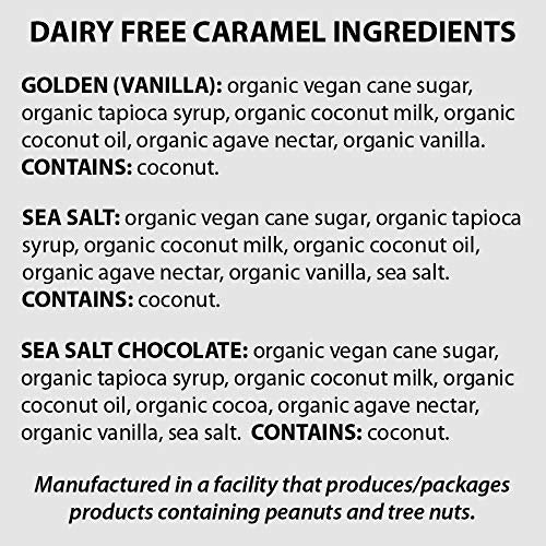 AvenueSweets - Handcrafted Dairy Free Vegan Individually Wrapped Soft Caramels - 1 lb Box - Assorted Flavors