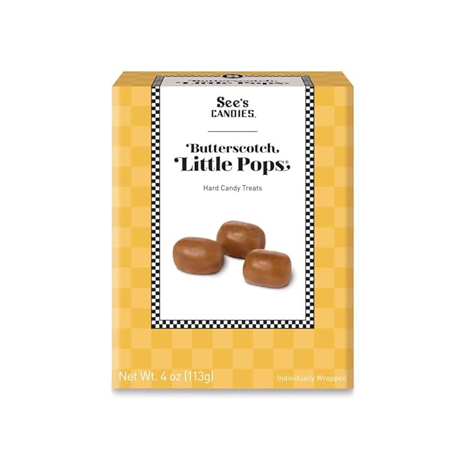 See's Candies 4 oz Little Pops (Butterscotch)