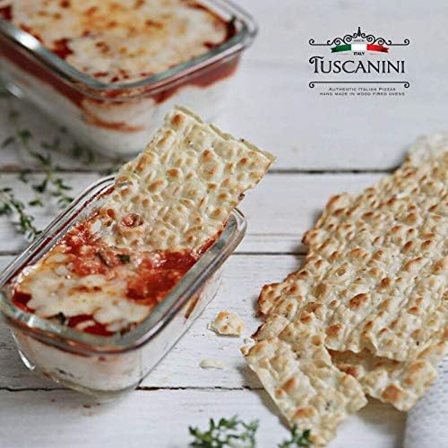 Tuscanini parchment Crackers, Olive Oil and Oregano 3.5oz (2 Packs)
