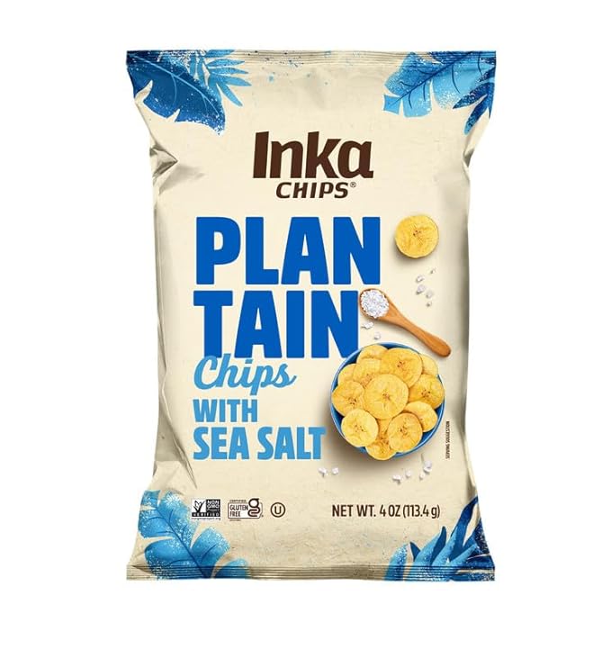 Inka Crops Kettle Potato Chips & Plantains Duo (Original Kettle Chips (5oz) & Original Plantains (4oz)) (2ea) (Variety Pack)