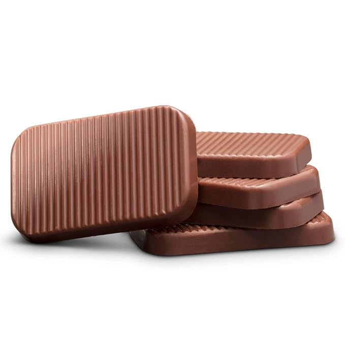 Bouchard Belgian Milk Chocolate Caramel Sea Salt Napolitains 35.3 OZ (2.2 LB/1KG)