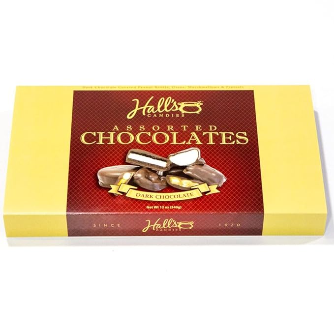 Dark Chocolate Covered Assortment Gift Box, 12 oz.