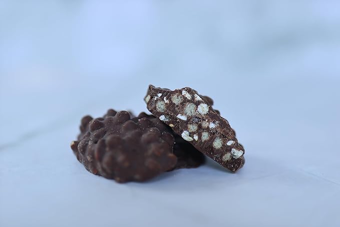 DEFI Dark Chocolate Crispy Superfood High-Protein Bites – 26g of Protein per Serving, Gluten-Free, Non-GMO, Kosher – Ideal On-the-Go Snack for Active Lifestyles