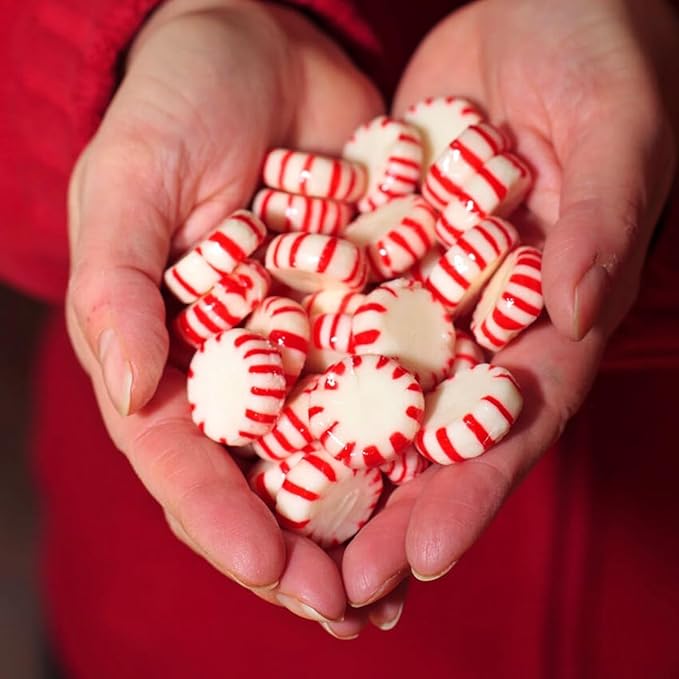 Starlight Peppermints Individually Wrapped Candy, 5 Pound Bulk Pack, Sweets for On the Go Refreshment, Perfect Peppermint Candy for Office.