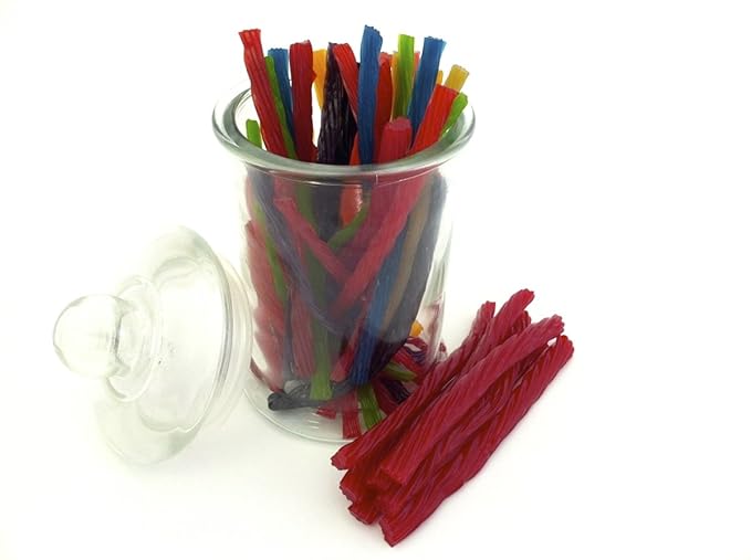 Strawberry Licorice Twists Pack of 3 - Old Fashioned Candy, Fat-Free Chewy Licorice Candy, Fun Treat, Delicious Snacks - Soft & Chewy Texture with Bold Fresh Flavor (Total 24oz)