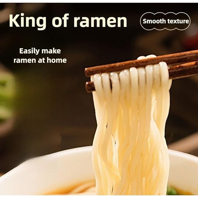 RunFang Premium Ramen Noodle Seasoning Mix, Texture Enhancer Powder, 6 Count (2.5g Each), for Smooth Asian Noodles, 0.42 oz Total拉面剂12g(2.5g*6包)