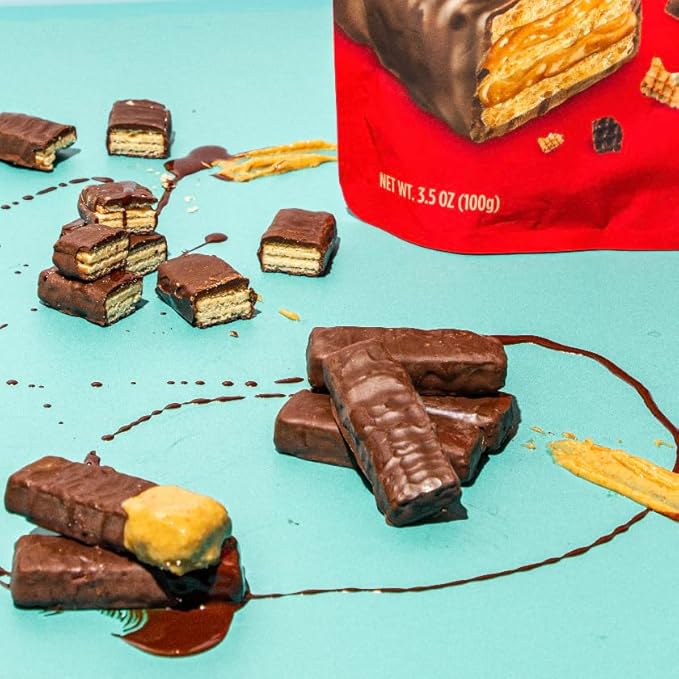 Little Secrets Dark Chocolate Peanut Butter Crispy Wafers || Made in Europe | Nothing Artificial & No Sugar Alcohols | Sustainable Cocoa (3.5 Ounce (Pack of 1))