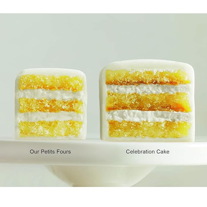 The Swiss Colony 12-pc. Celebration Cake Sampler - 9 1/4 oz. of Gourmet Petits Fours Cakes, Red Velvet and Assorted Layer Cakes, Perfect Dessert for Special Celebrations
