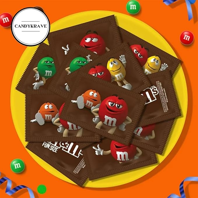 M n M's Milk Chocolate Candy - 2 lbs Bulk Pack - Individually Wrapped Fun Size Candy for Freshness - Colorful Delicious Sweets for Kids, Adults, Pantry, Office & Birthdays