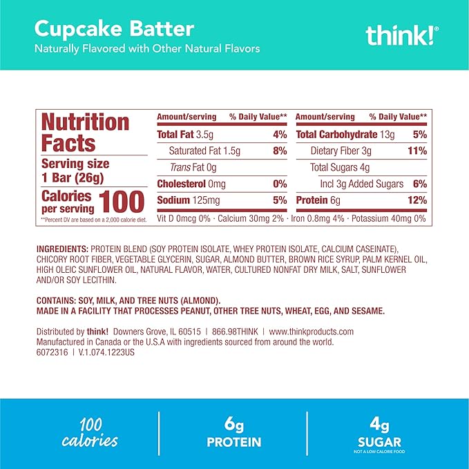 think! Minis, Cupcake Batter, 15 Count