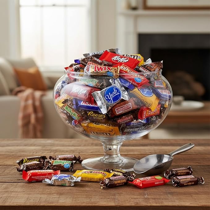Assorted Chocolate Candy Variety Pack - 5lb Bulk Chocolate Candy Individually Wrapped - Bulk Candy Assortment for Party Favors, Office Snacks, Candy Bowls, Sharing and Snacking - 5 Pounds