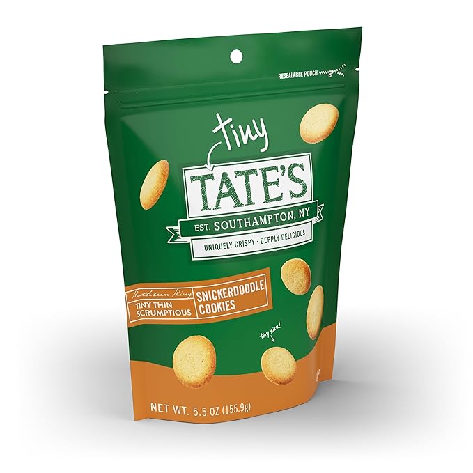 Tate's Bake Shop Tiny Snickerdoodle Cookies, 3-5.5 oz Bags