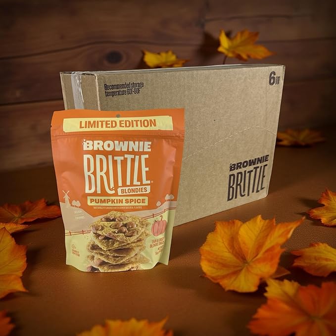 Brownie Brittle Pumpkin Spice Brownie Brittle, 5 Ounce, 6 Per Case