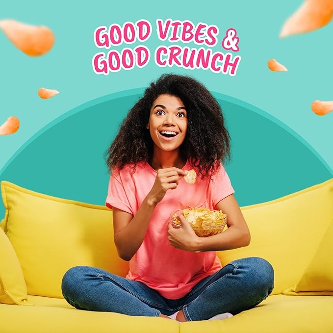 Rusty’s Chips - Handmade Healthy Crunchy Potato Chips, Gluten Free Snacks - No Preservatives, Non-GMO, Vegan, Seed Oil Free, Healthy Snacks for Adults – 3 oz (12 Snack Packs)