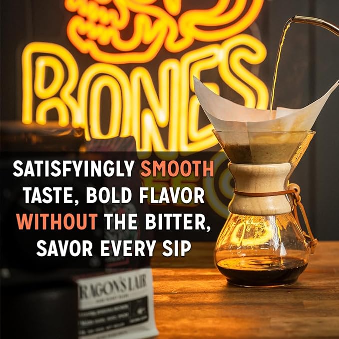 Bones Coffee Company Cookies N' Dreams Latte Flavored Coffee, Medium Roast Ready To Drink Iced Coffee in Can, 11 Fl Oz Can (12 Pack)