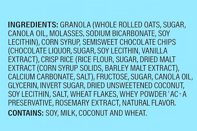 Soft & Chewy Granola Bars ā 2 Boxes (128 Count), 0.85 oz Each, Quality Kirkland, Whole Rolled Oats, Real Chocolate Chips, Kosher Certified, 100 Calories