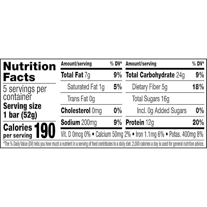 RXBAR Protein Bars, 12g Protein, Gluten Free Snacks, Vanilla Almond (6 Boxes, 30 Bars)