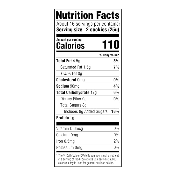 Amazon Grocery, Peanut Butter Sandwich Cookies, 1 Lb (Previously Happy Belly, Packaging May Vary)