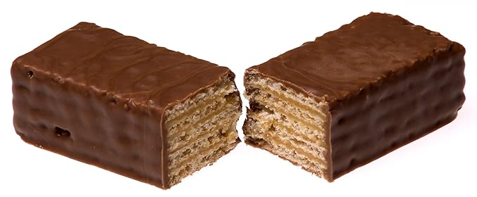 Tunnock's Caramel Wafers - Milk Chocolate (Pack of 16 Wafers) 120g