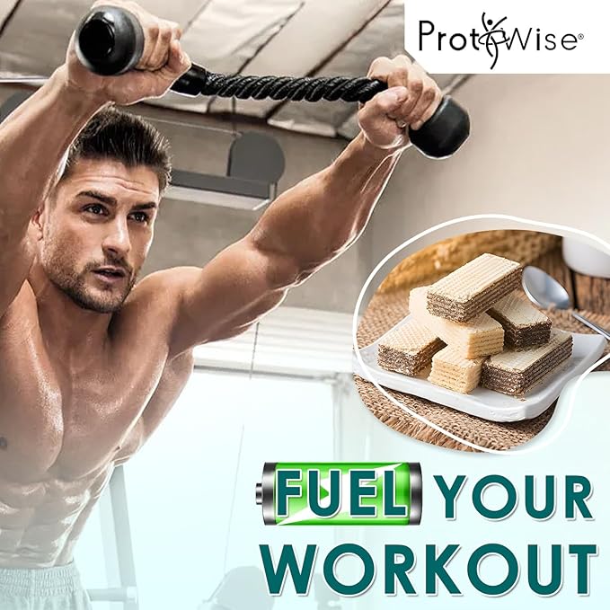ProtiWise - High Protein Diet Wafer Bar | Lemon Wafers | Healthy Snack | Low Calorie, Low Fat, Low Sugar, Low Carb(2 boxes/10ct)