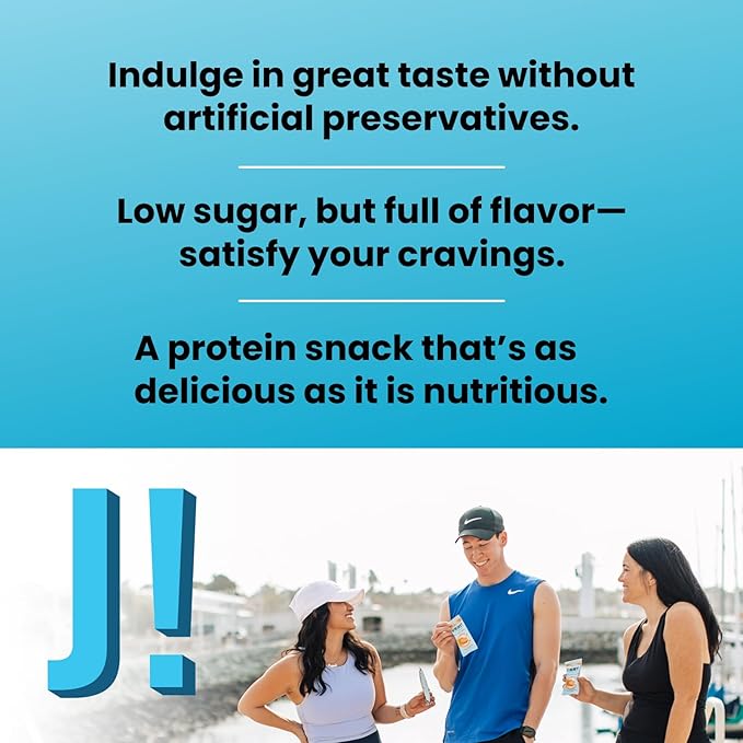 JiMMYBAR! Chocolate Peanut Butter Protein Bars 18g Protein Bar, 6g Low Sugar - 12 Count - 58g Health Bars - Functional Snack with Real Peanuts & Hand-Drizzled Chocolate