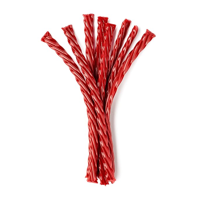 TWIZZLERS Twists Strawberry Flavored Licorice Style, Chewy Holiday Candy Tub, 5 lb