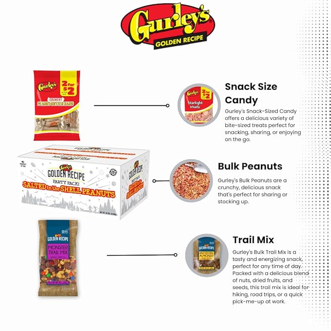 Gurley's Cinnamon Bears, Spicy-Sweet Chewy Gummy Bears, Individually Wrapped Bulk Candy (Pack of 12)