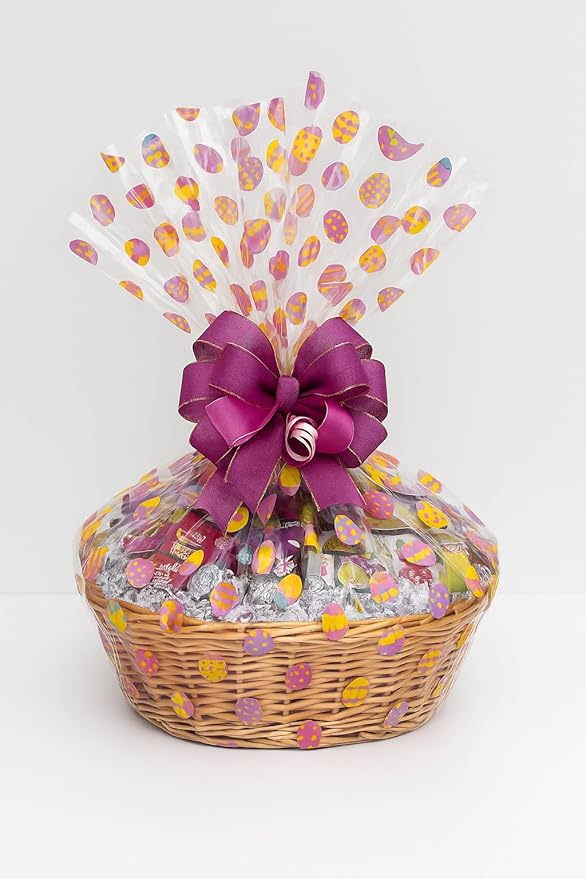 Handcrafted Gift Basket with Chocolates, Cookies, Snacks & Candy. Perfect for Birthdays, Sympathy, Holidays, Clients & Thank You Gifts (Executive Upgrade: $199.99, Easter)