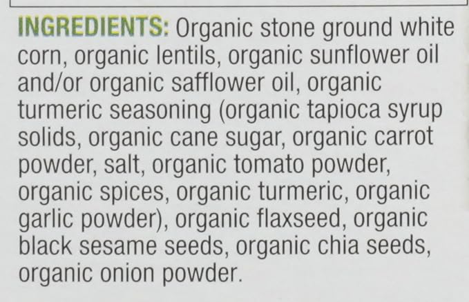 RW GARCIA Organic Lentil Turmeric Crackers, 5.5 OZ