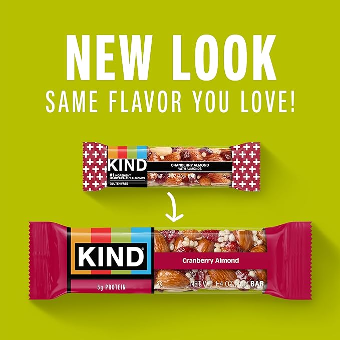 KIND Nut Bars, Cranberry Almond, Dark Chocolate Nuts & Sea Salt, and Dark Chocolate Cherry Cashew, Healthy Snack Bars, Gluten Free, Low Sugar, 4-6g Protein, 12 Count