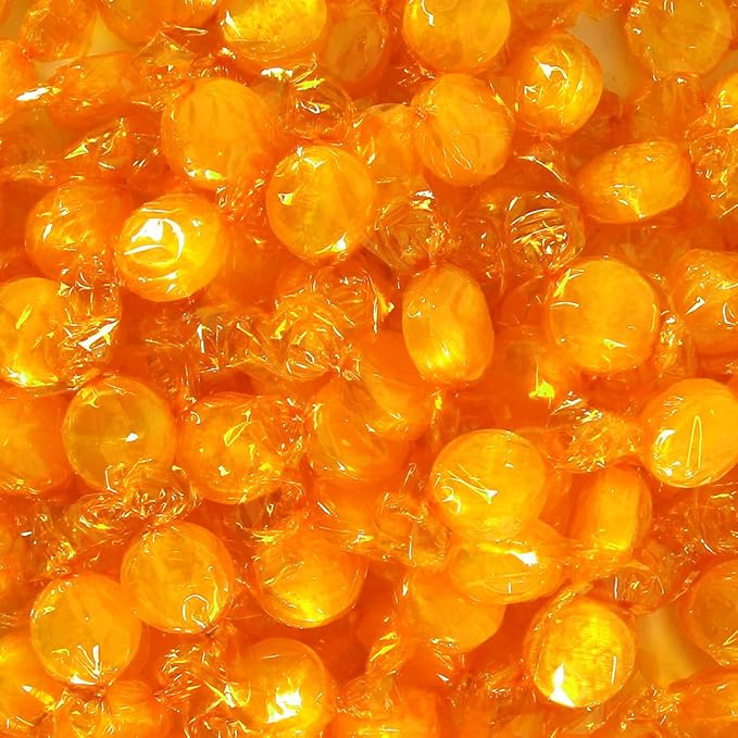 Butterscotch Hard Candy Bulk - Delicious Sweet Individually Wrapped Butter Scotch Bulk Hard Candies Perfect Blend of Creamy and Sweetness for On the Go Snacks and Parties, Gluten Free Treat (2 Pounds)