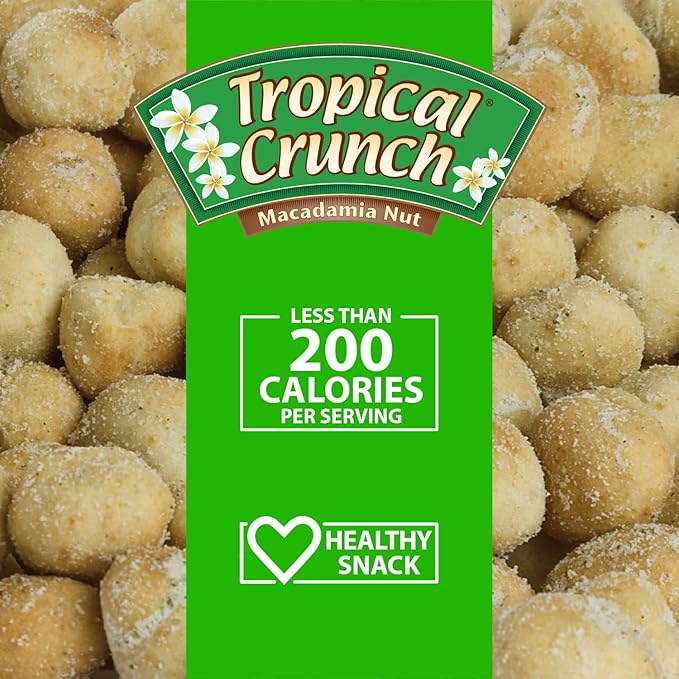 Tropical Crunch Macadamia Sour Cream & Onion – Oven-Baked Gourmet Snack, Savory Flavor, 270g