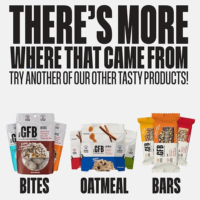 The GFB Variety Pack Protein Bites - Gluten Free, Plant Based, Non GMO, Sustainably Made – Ridiculously Tasty, Healthy, Vegan, Protein Energy Balls, 4 oz (6 Count)