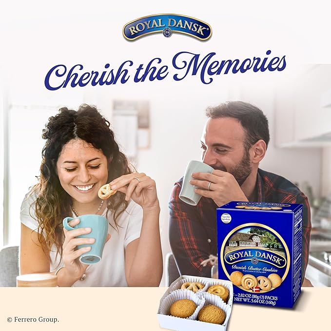 Royal Dansk Cookies 5.64oz Butter Cookies (Pack of 2)