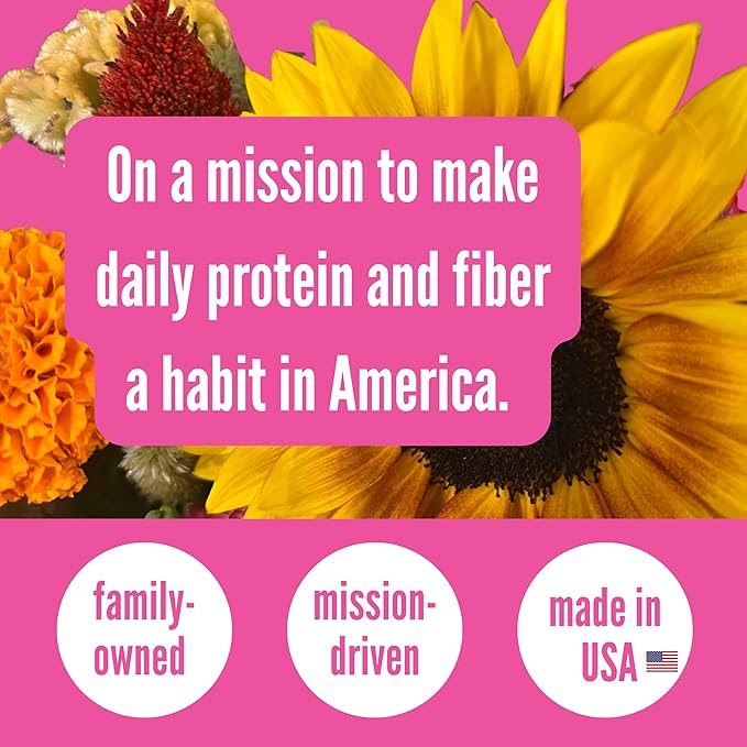 Vital Halva Vegan Protein Fiber Bar, Pink Salt, Gluten Free, Dairy Free, Soy Free, Low Sugar, No Added Sugar, 12G Protein, 19G Fiber, 6G Carb, Snack Bar, 10ct