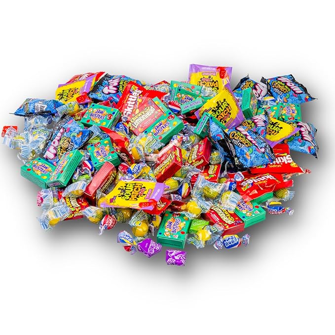 Pinata Candy Mix- Assorted Candy Variety Pack - 6 lb - Bulk Candy Individually Wrapped - Piñata Candy - Sour Candy, Bubble Gum, Fruity Candy, Chewy Candy - Large Bulk Candy For Party Bags
