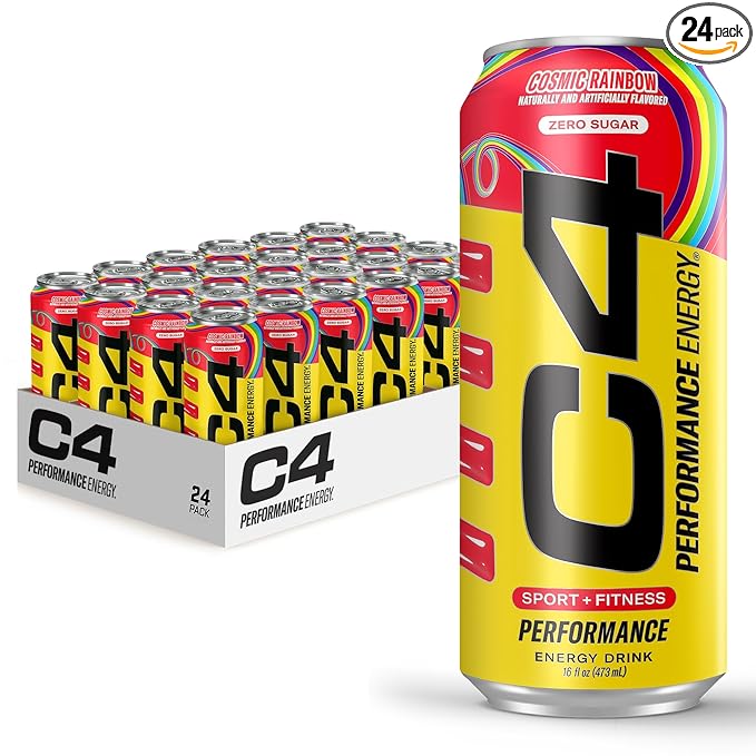 C4 Energy Drink, Strawberry Watermelon Ice, 16oz | Pack of 24 | Sugar Free | Pre Workout | No Artificial Colors