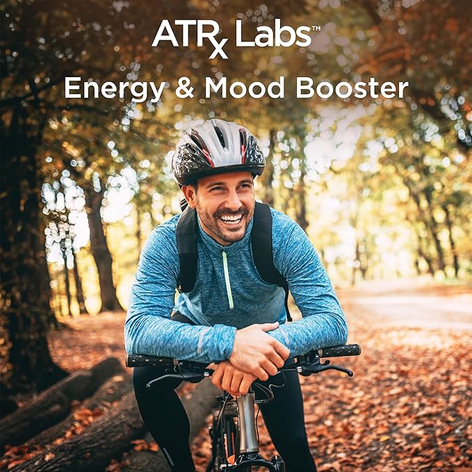 ATRx Labs Ultimate Mushroom Daily Gummies - Mushroom Gummies with Cordyceps, Lion’s Mane, and Reishi, Plus Huperzine A & L-Theanine, May Improve Mood and Energy, Apple Berry Flavor, 60 Count