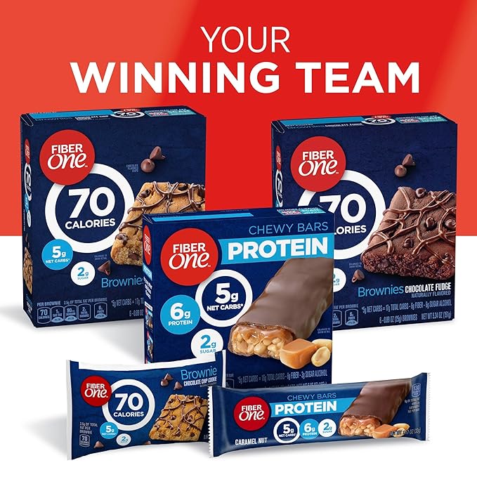 Fiber One 70 Calorie Soft Baked Bars, Cinnamon Coffee Cake, Mega Pack, 18 Ct, 16 oz