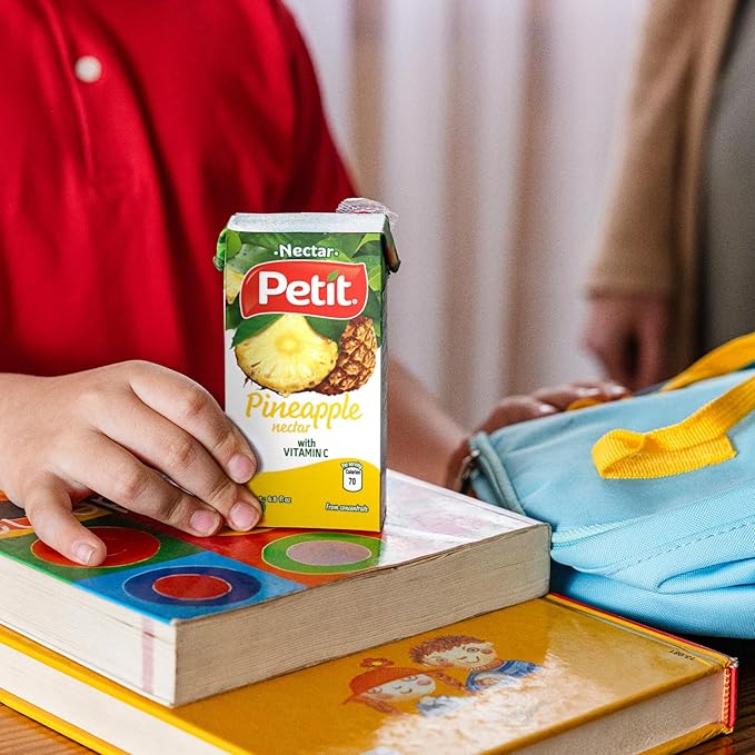 Petit Pineapple Nectar, 200 ml (Pack of 24) ā Refreshing Tropical Fruit Beverage