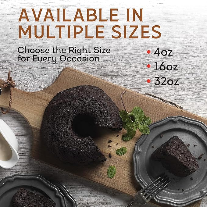 TORTUGA Caribbean Chocolate Rum Cake - 16 oz - Case of 20 - The Perfect Premium Gourmet Gift for Stocking Stuffers, Gift Baskets, and Christmas Gifts - Great Cakes for Delivery