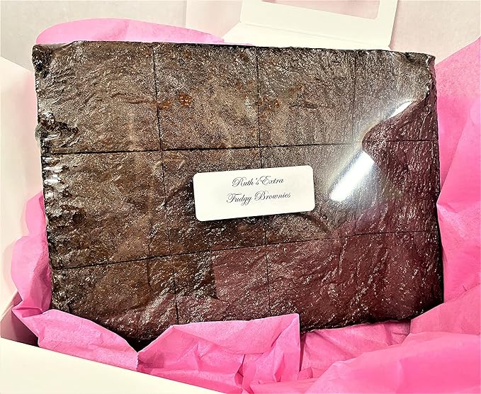 Ruth’s Original Extra Fudgy Brownies 2 Dozen – Gourmet Baked Treats | Delicious Gift with The Finest Ingredients | Guaranteed to Arrive Fresh