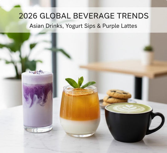 2026 Global Beverage Trends: Asian Drinks, Yogurt Sips & Purple Lattes