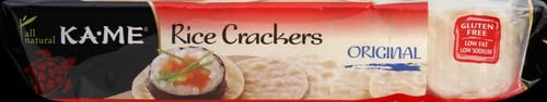 Ka Me, Crackers Plain Rice, 3.5 Ounce