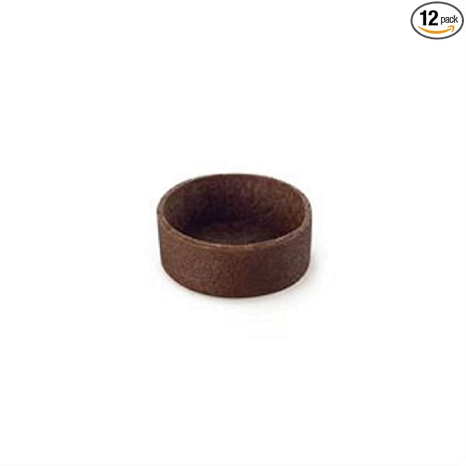 Creative Gourmand LLC 1.5"" Mini Round Chocolate Tartlets - 12pk