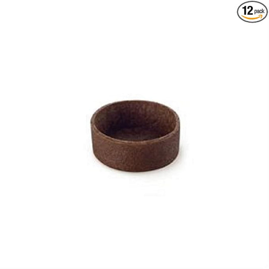 Creative Gourmand LLC 1.5"" Mini Round Chocolate Tartlets - 12pk