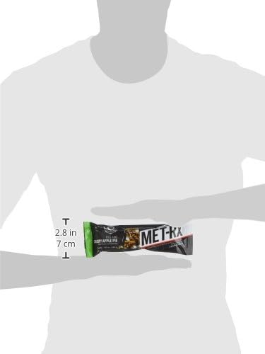 MET-Rx Big 100 Colossal Protein Bars, Crispy Apple Pie Meal Replacement Bars, 9 Count (Pack of 2)