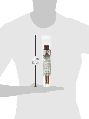 Nick's Sticks Clean & Balanced 100% Grass-Fed Beef Snack Sticks | Made in the USA | Gluten Free | Paleo, Keto, Whole30 Approved | No Soy, Antibiotics or Hormones (12 – 1.7oz. Packages of 2 Sticks)